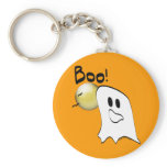 Ghost Says Boo Halloween Keychain