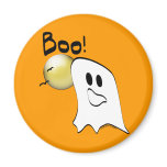 Ghost Says Boo Halloween Fridge Magnets