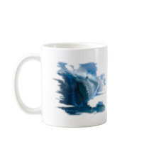 Ghost Shark in Wave Mugs