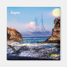 Ghost Ship Magnet