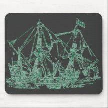 Ghost Ship Mousepad