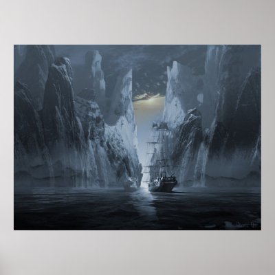Ghost ship series: Lost expedition Poster by artsgrie