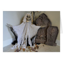 Ghost & Tombstones Card