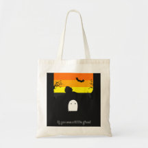 ghost trick or treat bag