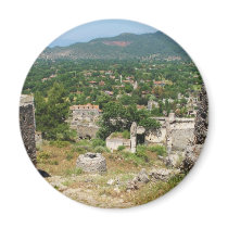 Ghost village - Kayakoy Refrigerator Magnet
