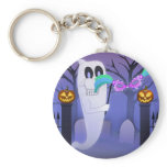 Ghost with Mask Keychain