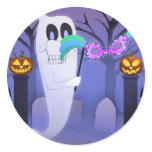 Ghost with Mask Sticker