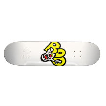 Ghost yellow BOO graphic Custom Skate Board