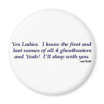 Ghostbusters Date Joke Fridge Magnet