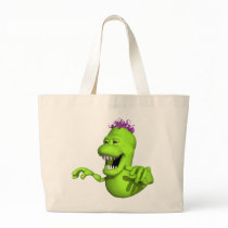 Ghostbusters Green Slime Monster Tote Bag