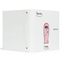 ghosties: jenny vinyl binder