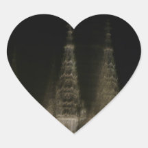 Ghostly cathedral sticker