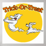 Ghostly Dog & Big Ghost Poster