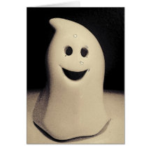 Ghostly halloween card