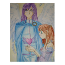 Ghostly Heart Post Card