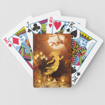 Ghostly seance card deck