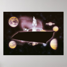 Ghostly space surprise posters, prints, pictures