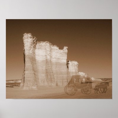 "Ghosts On The Butterfield Overland Dispatch Trail Poster by wksimages