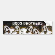 GHOSTS SAY BOO! BUMPER STICKER