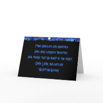 Ghoulies and Ghosties Greeting Card