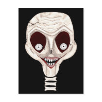 Ghoulish Skull Postcards