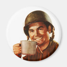 GI Cuppa Joe Refrigerator Magnets