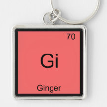 Gi - T-shirt drôle de symbole d'élément de chimie  Porte-clefs