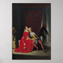 Gianciotto Discovers Paolo and Francesca, 1814 Posters