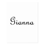 Gianna Post Card