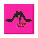 Giant Black Stilettos