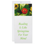 GIANT BOOKMARK CUSTOMIZED RACK CARD