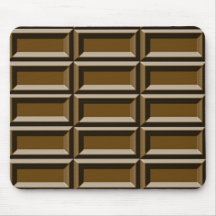 Giant Chunk of Chocolate Mousepads
