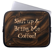Giant Coffee Beans Laptop Sleeves