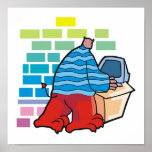 giant ghetto computer devil posters