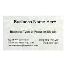 Giant Leaves Wash Out Jungle View Business Cards
