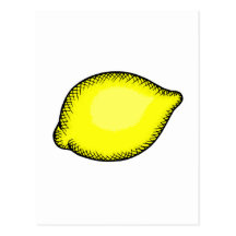 Giant Lemon Postcard