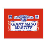 Giant Maso Mastiff Postcard
