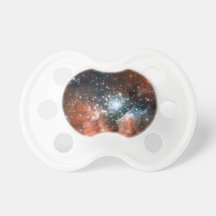 Giant Nebula Star Cluster Space Baby Pacifier