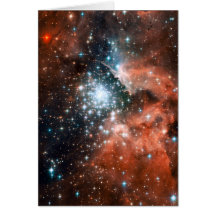 Giant Nebula Star Cluster Space Cards