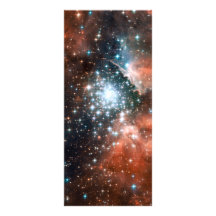 Giant Nebula Star Cluster Space Custom Rack Card
