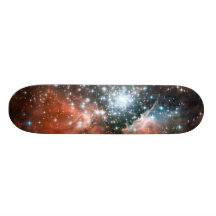 Giant Nebula Star Cluster Space Skate Board Deck