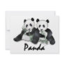 Giant Panda Bears Personalized Announcements