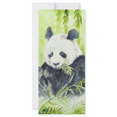 Giant Panda rack cards by Wildlife_products