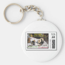 Giant panda Tai Shan and Mei Xiang Washington DC Key Chains