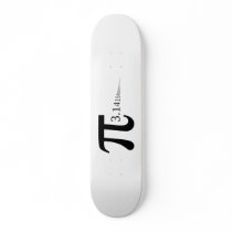 Giant "Pi" Symbol & 3.14... Skate Decks