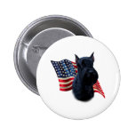 Giant Schnauzer Flag Pinback Button