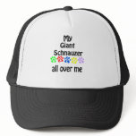 Giant Schnauzer Walks Design Hat