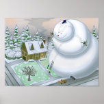 Giant Snowman Poster