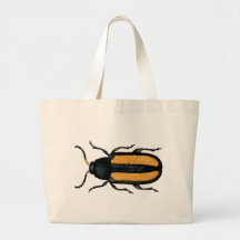 Giant Vintage Beetle Totebag