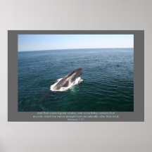 Giants of the Deep - Scripture Print